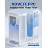 imageNOVETE CRF0APPC Countertop Water Filtration Replacement Filter PPC Filter Cartridge 6 Months Compatible for CRF0AQS CRF1AQS Available at October