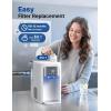 imageNOVETE CRF0ARO Countertop Water Filtration Replacement Filter Reverse Osmosis Filter Cartridge 12 Months Compatible for CRF0AQS CRF1AQS Available at October