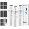 imageNOVETE EDR4RXD1 Water Filter Replacement Compatible with EDR4RXD1FLTER4FILTER 4 RWF0C 1 PackFor LT1000P