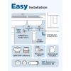 imageNOVETE Inline Water Filter Water Filtration System for Ice Maker with 14 Connection NSFANSI 42372 Certified Reduces Lead Chlorine PFOAPFOS 8000 Gal Black USA Tech Do Not Reduce TDS