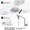 imageNOVETE Portable Countertop Dishwashers Compact Dishwashers with 5 L Builtin Water Tank ampamp Inlet Hose 5 Washing Programs Baby Care AirDry Function and LED Light for Small ApartmentsDishwasher