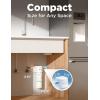 imageNOVETE Under Sink Water Filter Water Filtration System with Stainless Faucet NSFANSI 42372 Reduce Chlorine PFAS Bad Taste Update 3 Years 30000 Gallons USA Tech UWF1AKPC Do Not Reduce TDSWhite