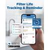 imageNOVETE Under Sink Water Filter Water Filtration System with Stainless Faucet NSFANSI 42372 Reduce Chlorine PFAS Bad Taste Update 3 Years 30000 Gallons USA Tech UWF1AKPC Do Not Reduce TDSWhite