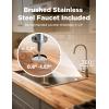 imageNOVETE Under Sink Water Filter Water Filtration System with Stainless Faucet NSFANSI 42372 Reduce Chlorine PFAS Bad Taste Update 3 Years 30000 Gallons USA Tech UWF1AKPC Do Not Reduce TDSBlack