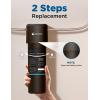 imageNOVETE Water Filter Replacement for UnderSink Filtration System UWF0A Series Upgraded 30000 Gallons Reduce Chlorine White  1 PackBlack
