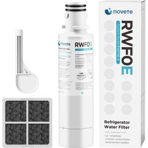 imageNOVETE EDR4RXD1 Water Filter Replacement Compatible with EDR4RXD1FLTER4FILTER 4 RWF0C 1 PackFor LT1000P