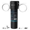 imageNOVETE Inline Water Filter Water Filtration System for Ice Maker with 14 Connection NSFANSI 42372 Certified Reduces Lead Chlorine PFOAPFOS 8000 Gal Black USA Tech Do Not Reduce TDS