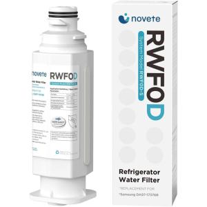 imageNOVETE Replacement Water Filter DA2900020B Compatible With Samsung HAFCIN HAFCINEXP 469101 DA2900020A DA9708006A RF28HMEDBSR RWF0700A Model RWF0B 1 PackFor HAFQIN
